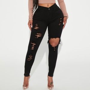 Fashion nova glistening jeans